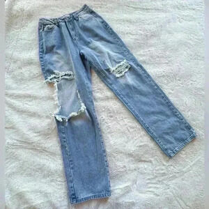 Nichole Lynel Distressed Jeans size S 060-D